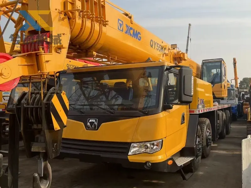 Hot Selling XCMG truck crane 55 ton hydraulic mobile crane QY55KC