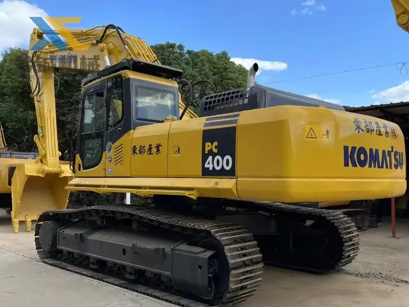 Япония оригинальный б/у KOMATSU PC400-7 строительный экскаватор с сертификатом CEEPA (8)