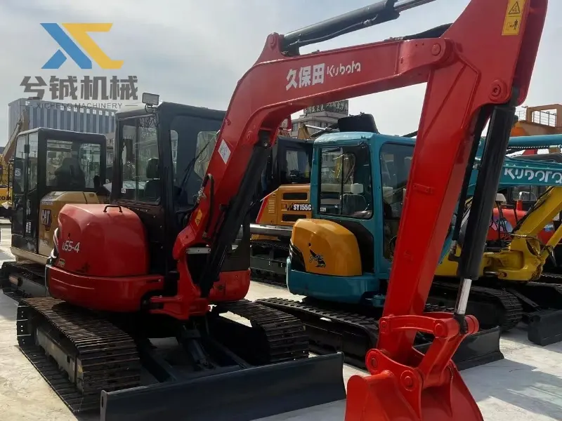 Popular Second-Hand Kubota U55-4 Mini Excavator For Sale