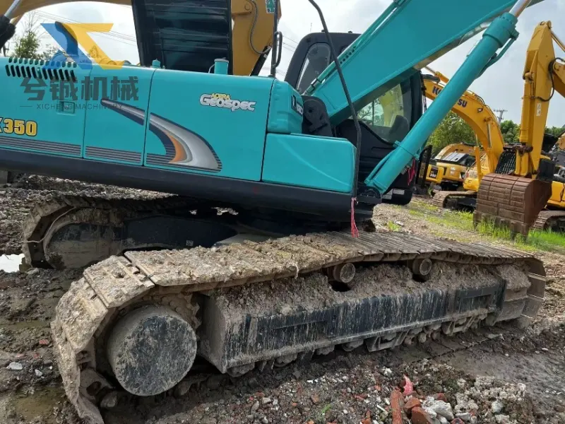 Used KOBELCO SK350 crawler excavator original for sale